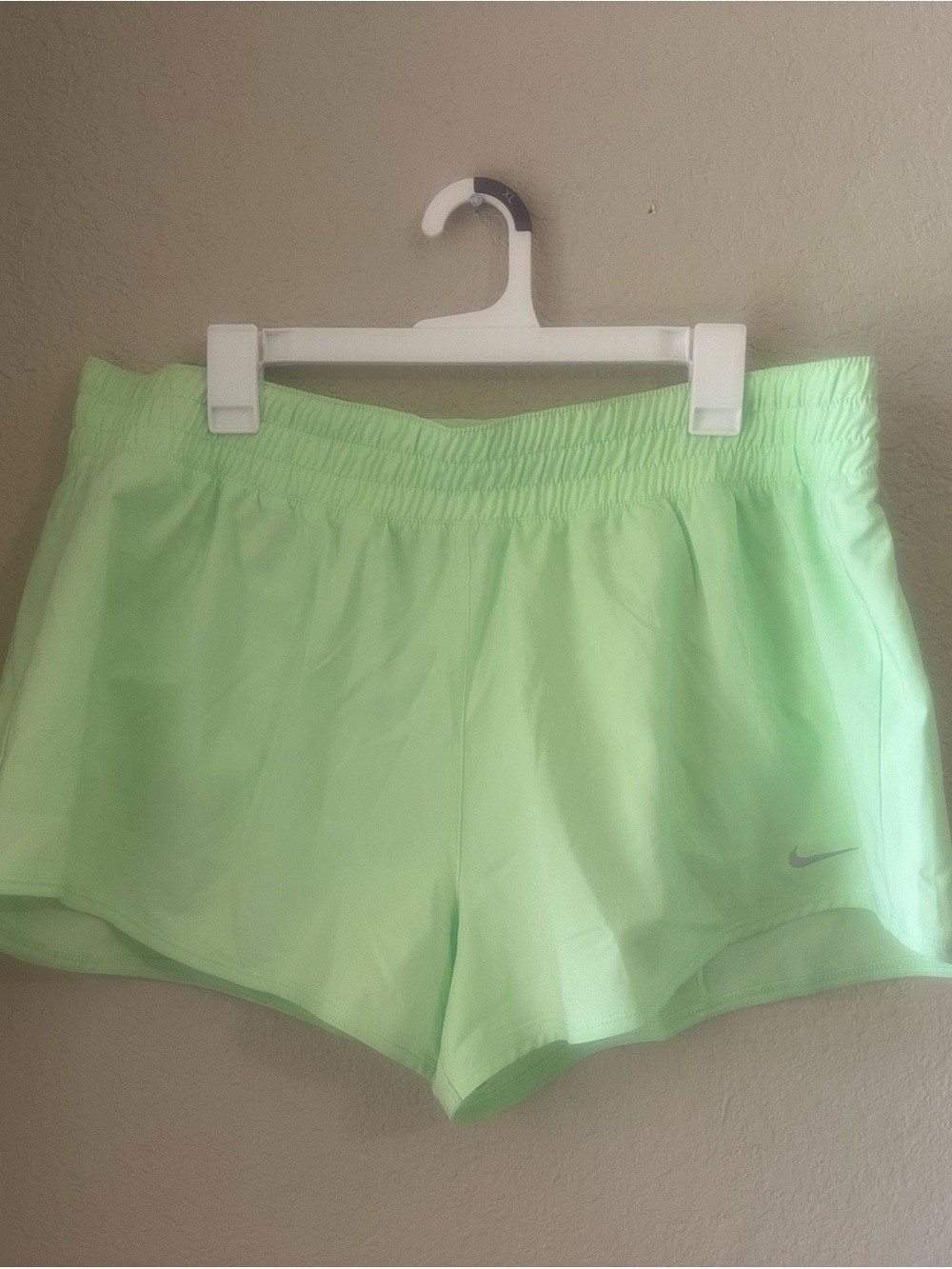 Nike Women's Mint Green Athletic Shorts